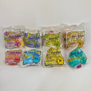 90s McDonalds Complete Set of 8 Snow White & the 7 Dwarfs Happy Meal Toys | 1992